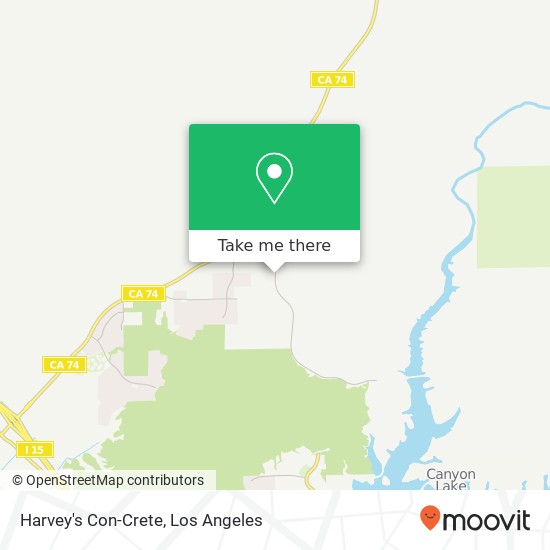 Mapa de Harvey's Con-Crete