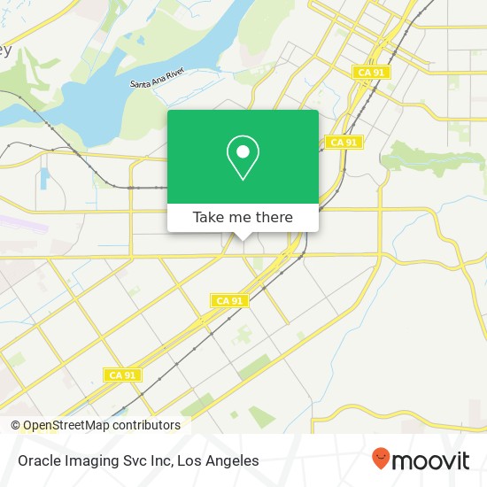 Mapa de Oracle Imaging Svc Inc
