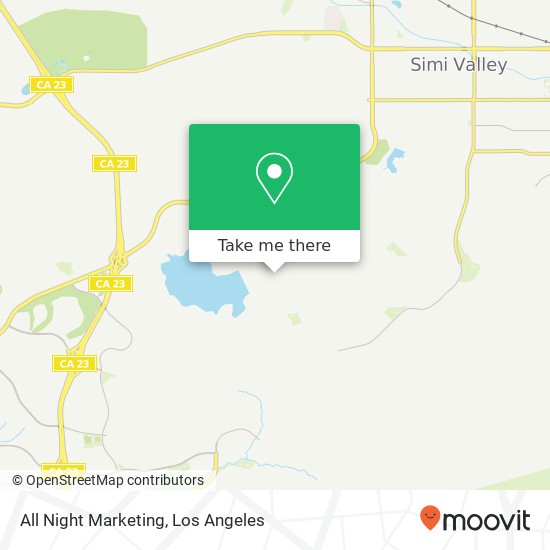 All Night Marketing map