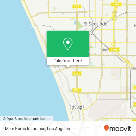 Mapa de Mike Karas Insurance