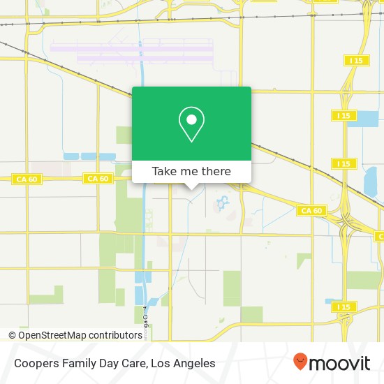 Coopers Family Day Care map