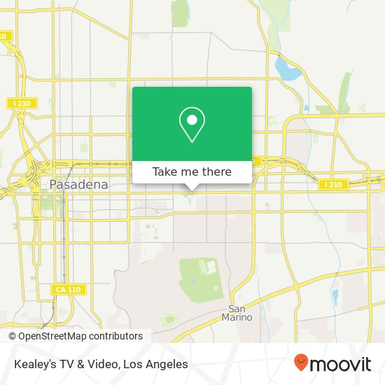 Kealey's TV & Video map