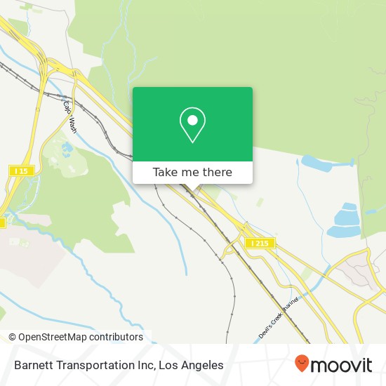 Mapa de Barnett Transportation Inc