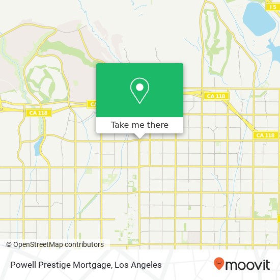 Powell Prestige Mortgage map