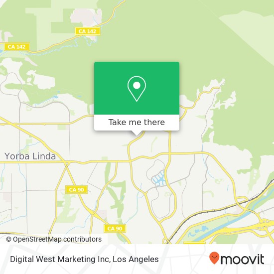 Digital West Marketing Inc map