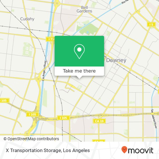 Mapa de X Transportation Storage