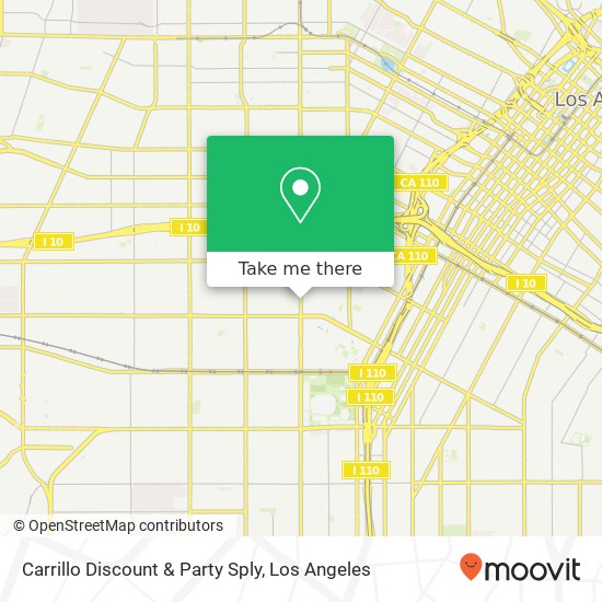 Carrillo Discount & Party Sply map