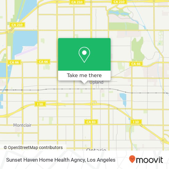 Sunset Haven Home Health Agncy map
