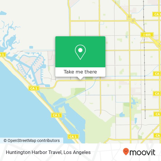 Mapa de Huntington Harbor Travel