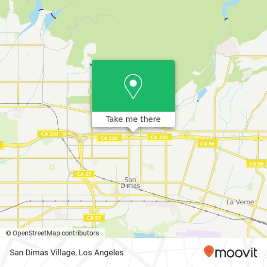 San Dimas Village map