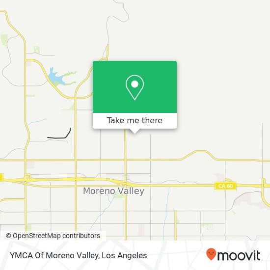 YMCA Of Moreno Valley map