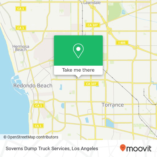 Soverns Dump Truck Services map