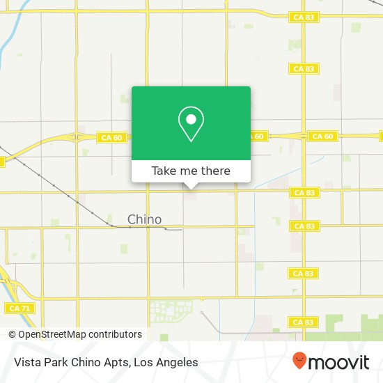 Mapa de Vista Park Chino Apts