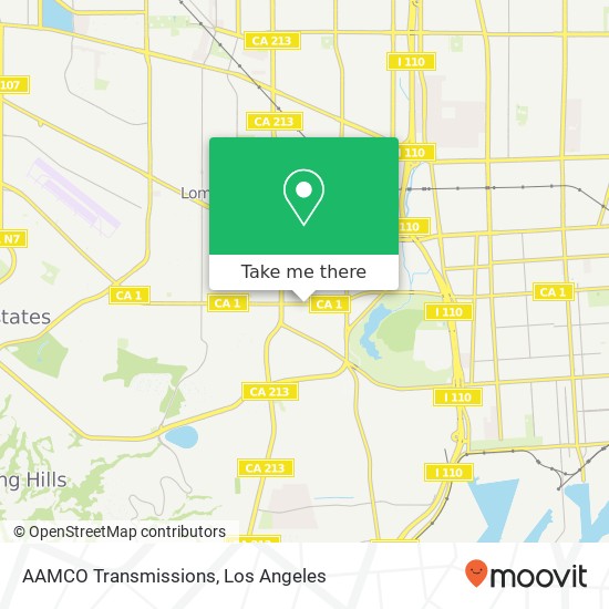 AAMCO Transmissions map