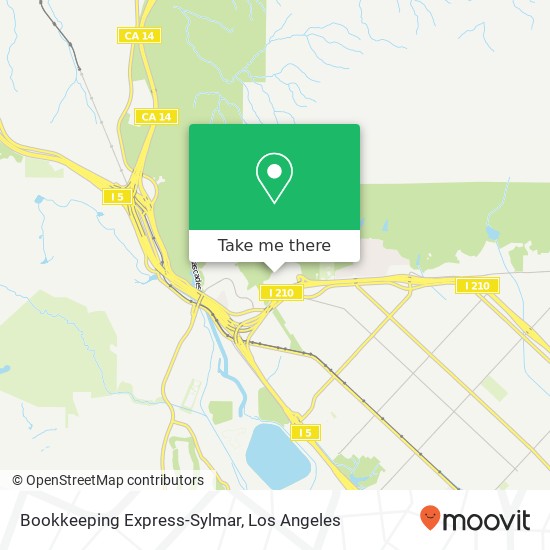 Bookkeeping Express-Sylmar map