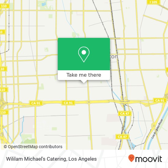 Wililam Michael's Catering map