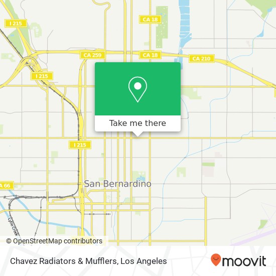 Chavez Radiators & Mufflers map