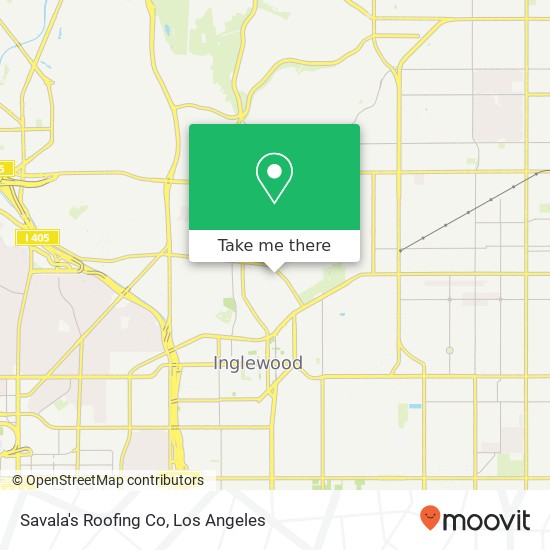 Savala's Roofing Co map