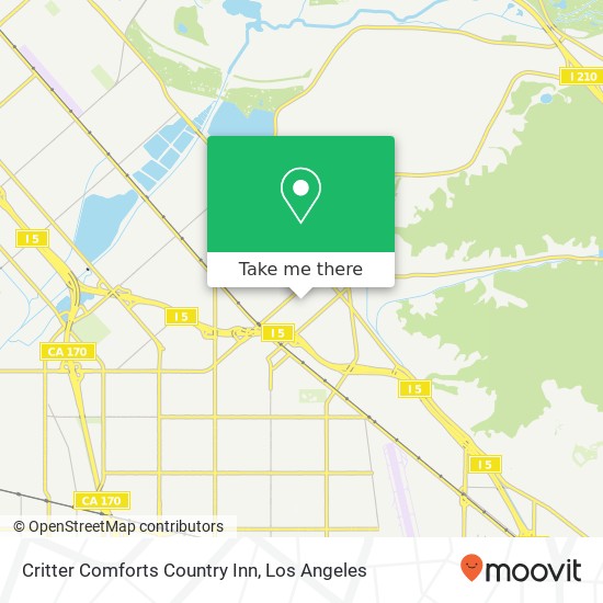 Mapa de Critter Comforts Country Inn