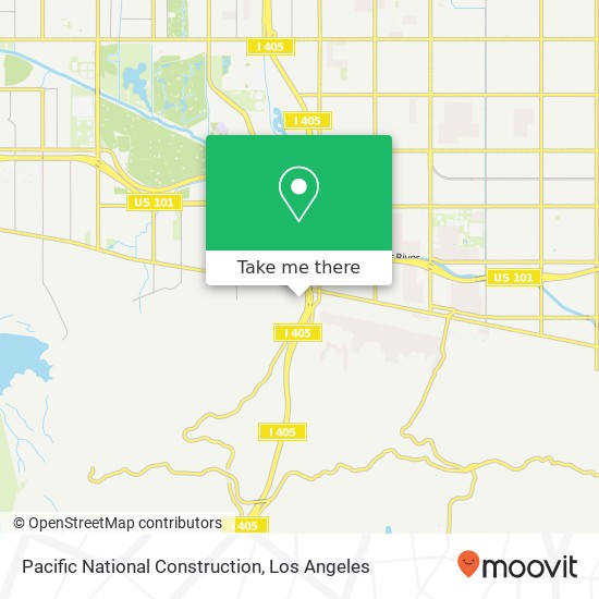 Pacific National Construction map