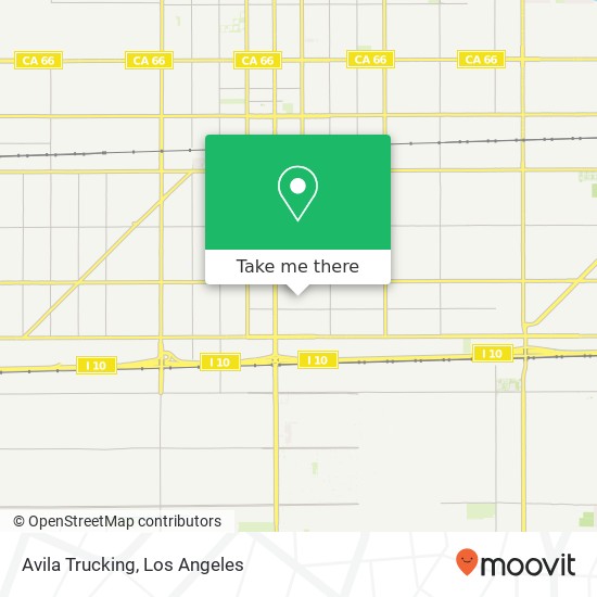 Avila Trucking map