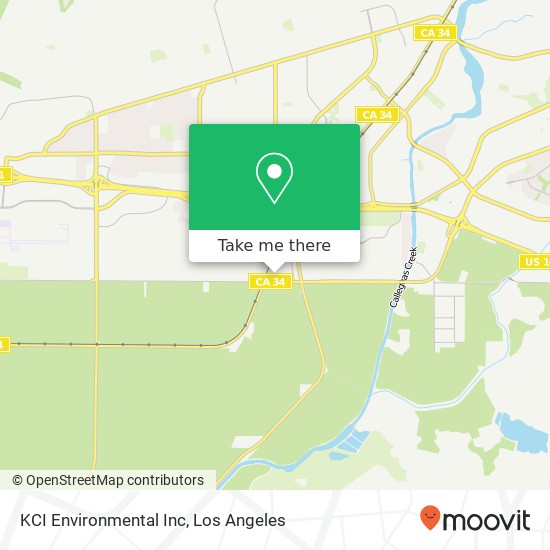 KCI Environmental Inc map