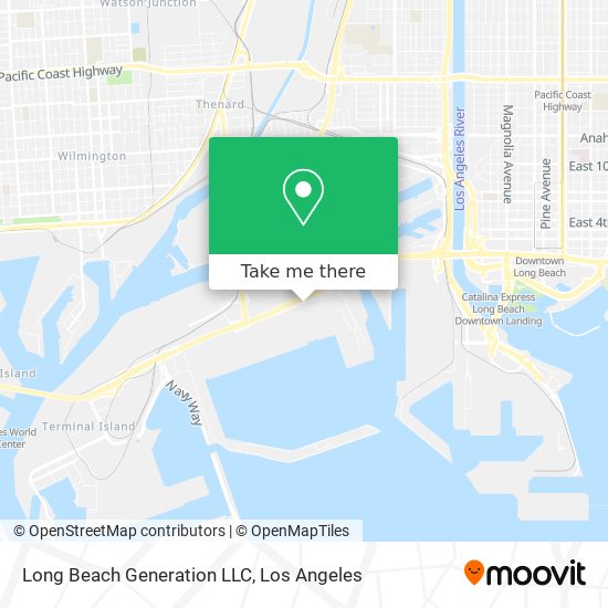 Mapa de Long Beach Generation LLC