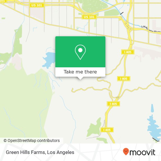 Mapa de Green Hills Farms