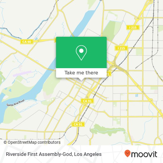 Mapa de Riverside First Assembly-God