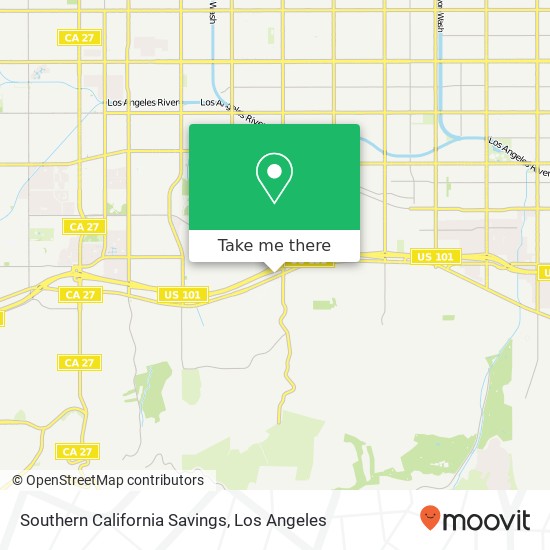 Mapa de Southern California Savings