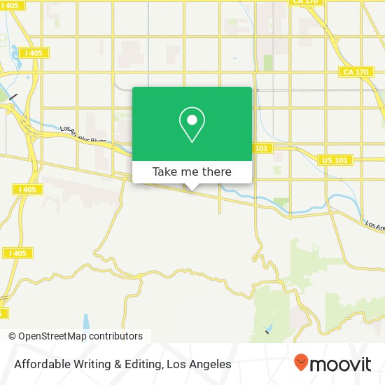 Affordable Writing & Editing map