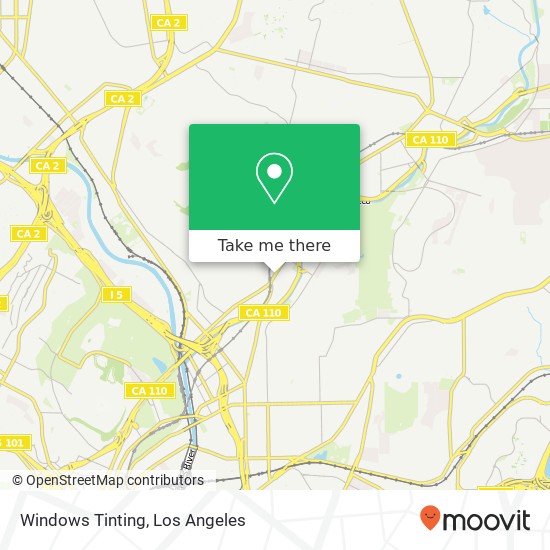 Mapa de Windows Tinting