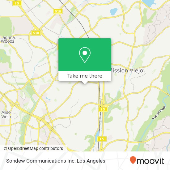 Mapa de Sondew Communications Inc