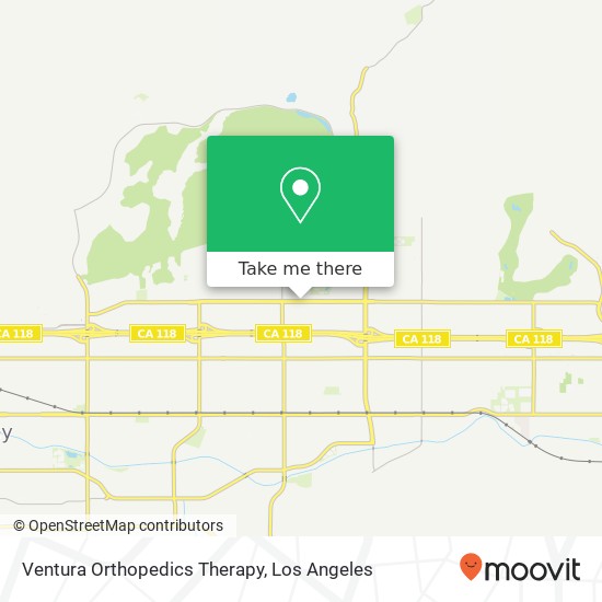 Ventura Orthopedics Therapy map