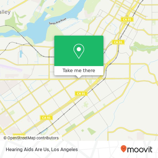 Hearing Aids Are Us map