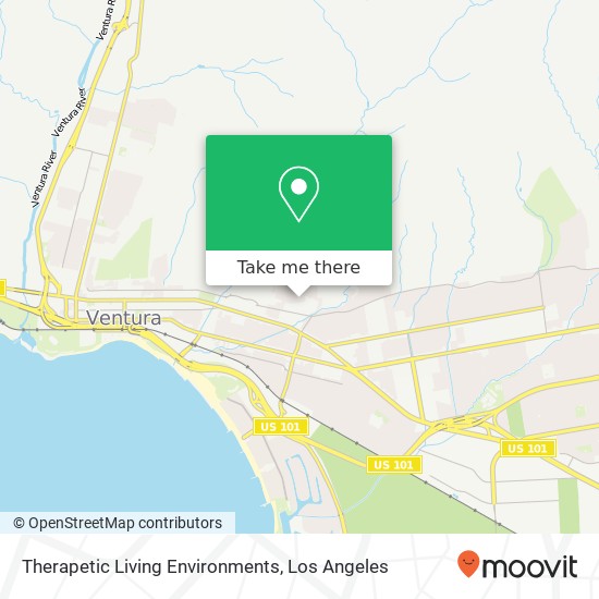 Therapetic Living Environments map