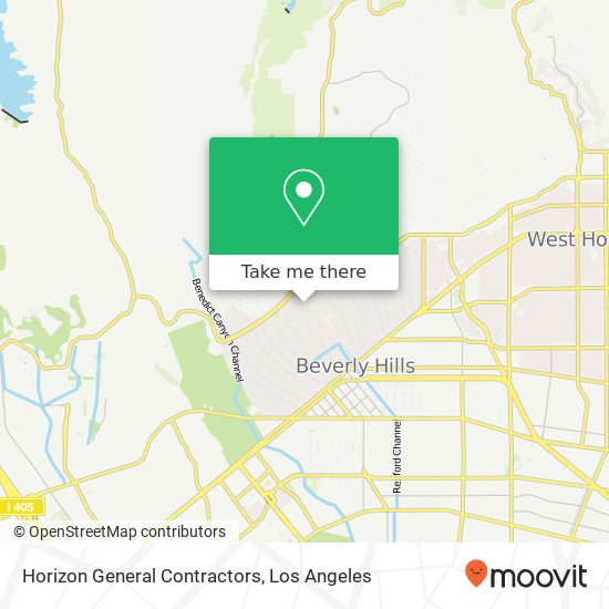 Horizon General Contractors map