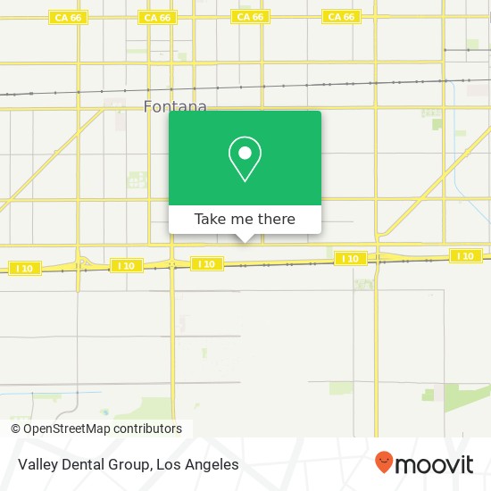 Valley Dental Group map