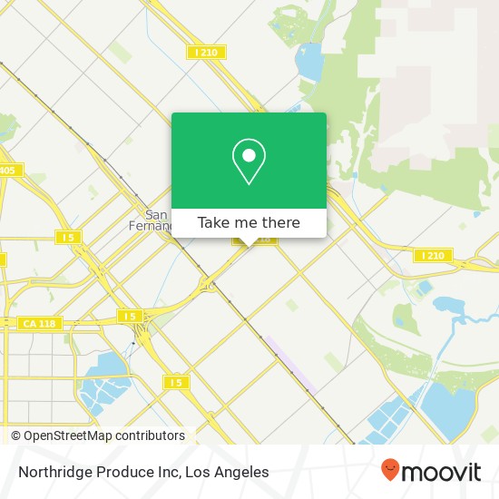 Mapa de Northridge Produce Inc