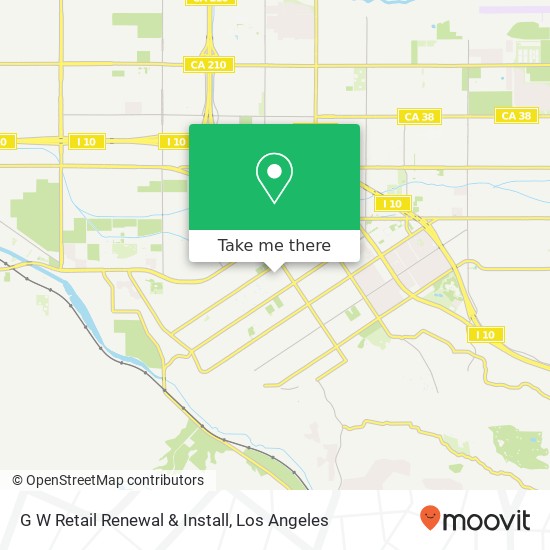 G W Retail Renewal & Install map