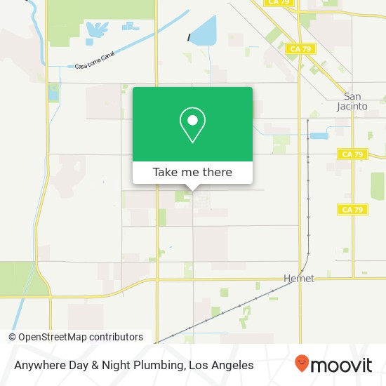 Mapa de Anywhere Day & Night Plumbing