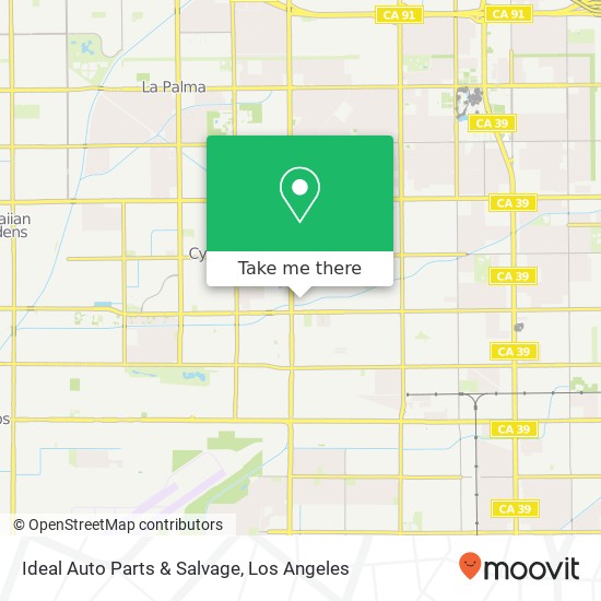 Mapa de Ideal Auto Parts & Salvage