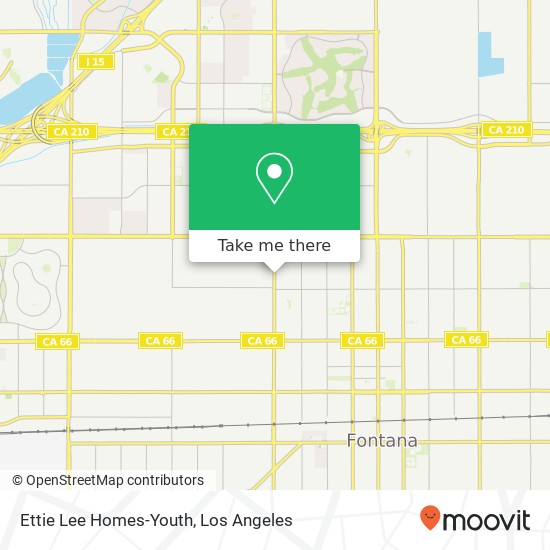 Mapa de Ettie Lee Homes-Youth