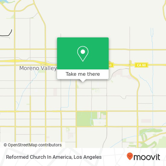Reformed Church In America map