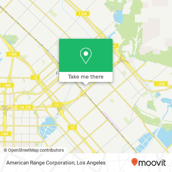 American Range Corporation map