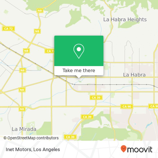 Inet Motors map