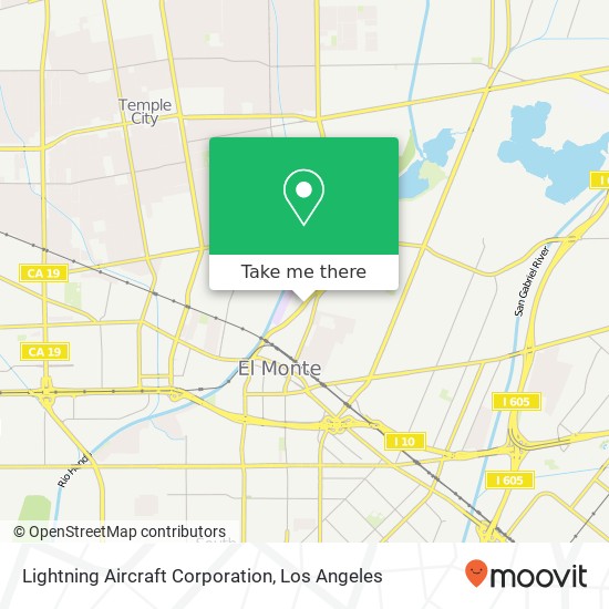 Lightning Aircraft Corporation map