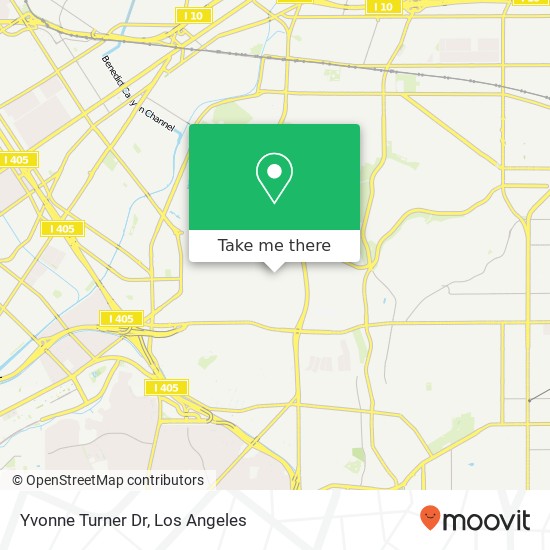 Yvonne Turner Dr map