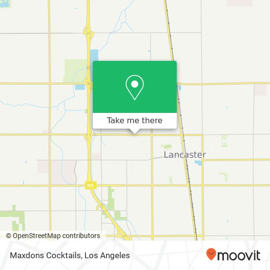 Maxdons Cocktails map