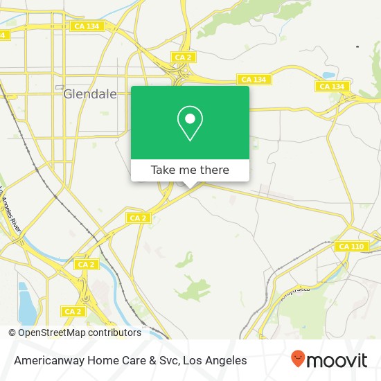 Americanway Home Care & Svc map
